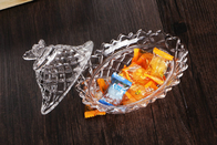 Butterfly Glass Sugar Jar / Gift Glass Candy Bowl / Glassware Bowl