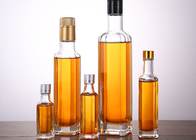 Transparent Glass Oil Bottles Varity Capacity , Crystal Glass Camellia Oil Bottle