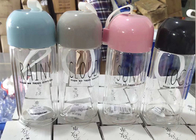 300ml Transparent Juice Bottle Sports Water Bottle Colored Water Glasses